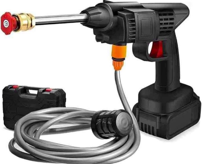 Rechargeable Cordless High Pressure Car Washer Gun